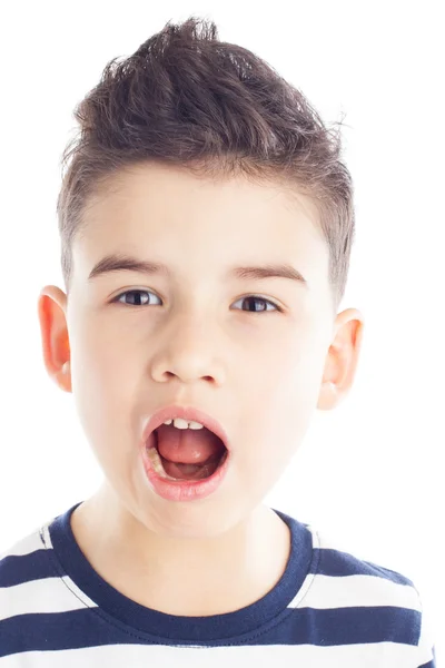 Astonished little boy — Stock Photo, Image