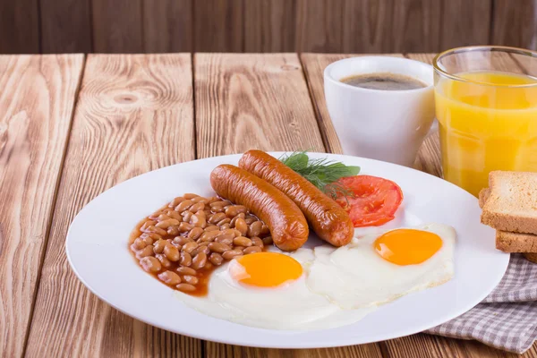 Tam İngiliz kahvaltısı — Stok fotoğraf