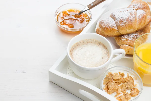 Französisches Frühstück lizenzfreie Stockfotos