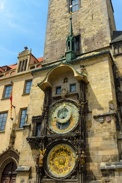 天文钟， 布拉格 ， 捷克共和国 — 图库照片