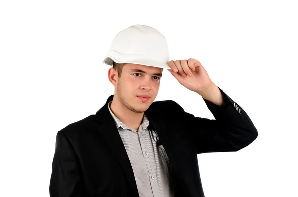 Polite young architect or engineer — Stock Photo, Image