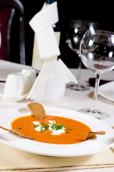 Gourmet Appetizing Food Served on the Table — Stock Photo, Image