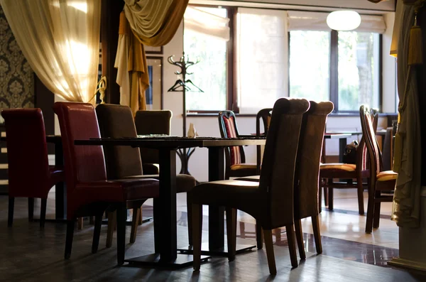 Elegant Dining Area at the Restaurant — Stock Photo, Image