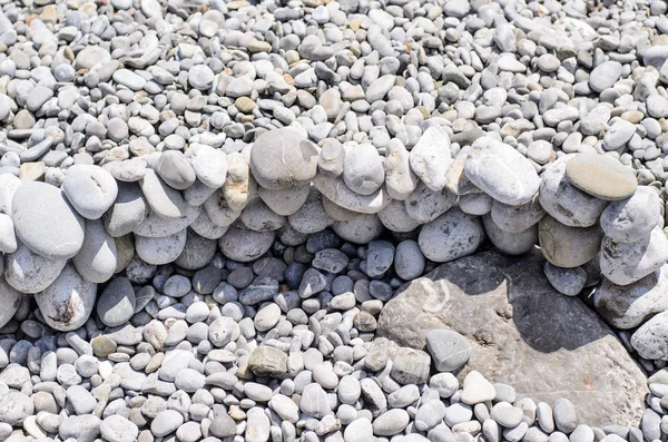 Pared de piedra baja en Pebble Beach — Foto de Stock