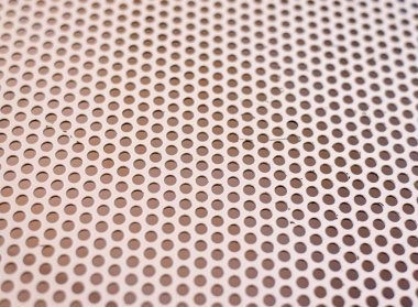 Background texture of a mesh grid with holes clipart