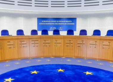 Fransa, Strasbourg - 29 Ekim 2015:Human hakları sanayi - iç