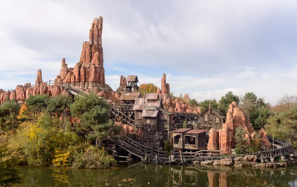 Big Thunder Mountain σύνορα εδάφη Φωτογραφία Αρχείου