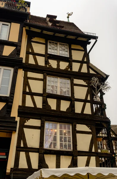 Velhas casas de meia-madeira em La Petite França, Estrasburgo — Fotografia de Stock