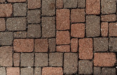 Arka plan eski ile kaldırım ve renk tuğla