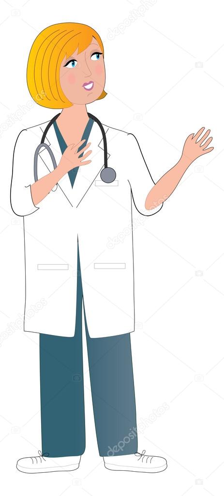 Nurse with a stethoscope