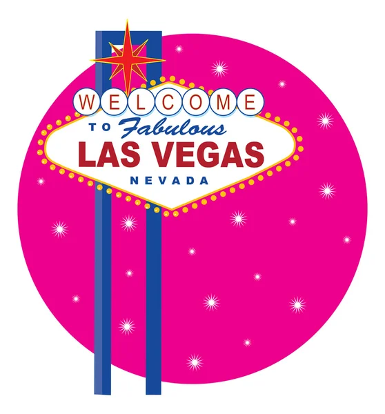 Panneau Las vegas — Image vectorielle