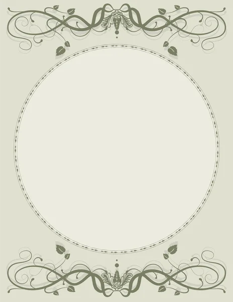 Decoratieve scroll achtergrond — Stockvector