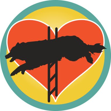 Agility Dog Heart