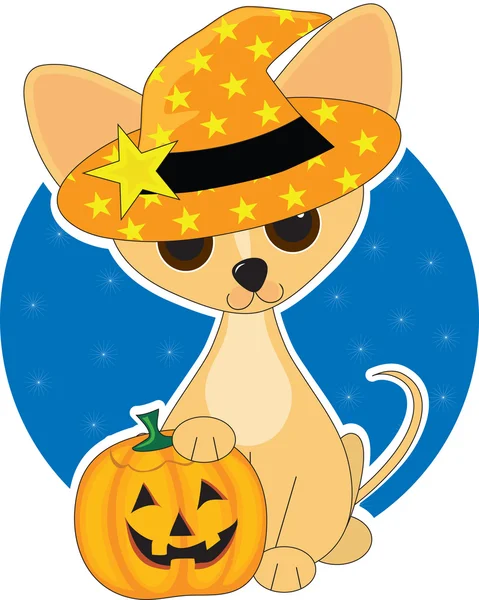 Holiday Chihuahua — Stock Vector