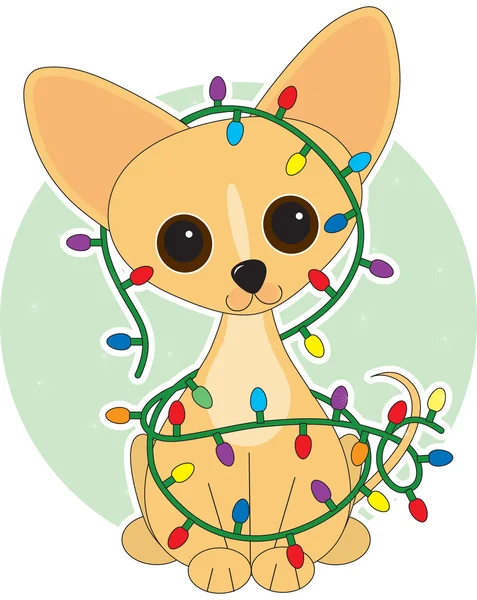 Holiday Chihuahua — Wektor stockowy