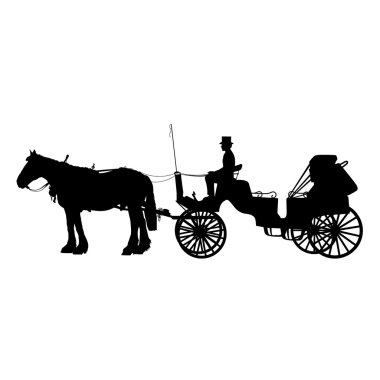 Horse and Buggy clipart