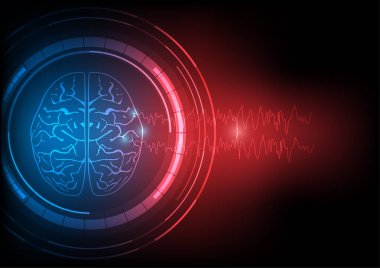 Epileptik beynin ve anormal EEG dalgalarının yansıması.