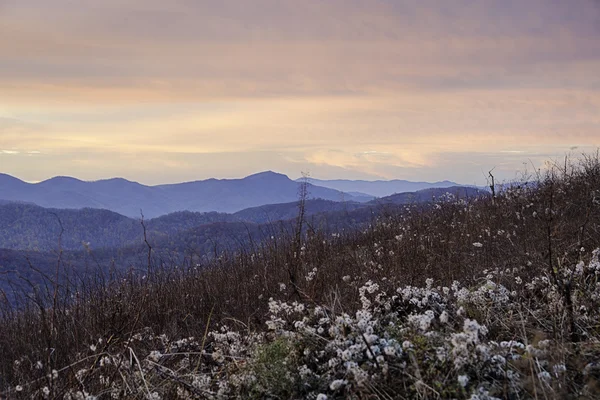 Blue Ridge Mountains na Carolina do Norte. — Fotografia de Stock