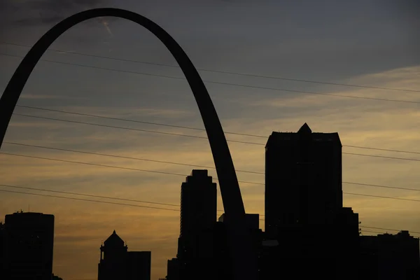 Puesta de sol en St. Louis — Foto de Stock