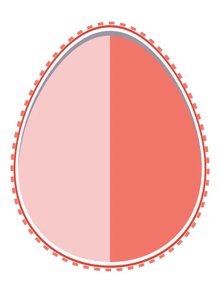 Decorative Paper Egg — Stock Vector