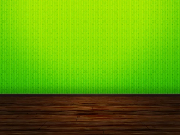 Green Wall Interior — Stock Photo, Image