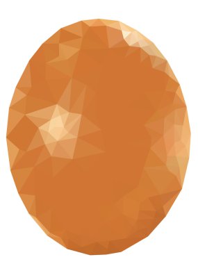 Renkli köşeli yumurta