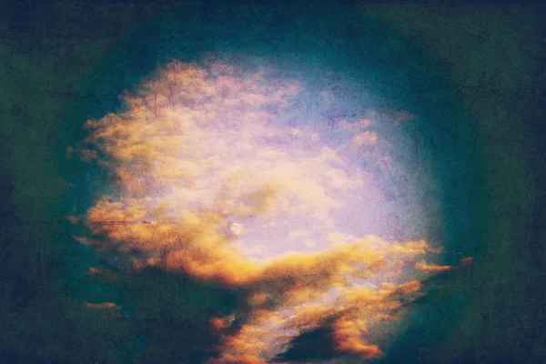 Blue Sky and Clouds Textured — Stock Photo, Image