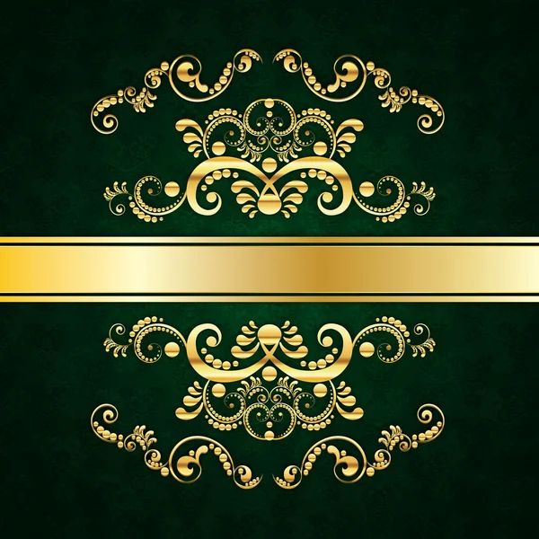 Diseño de tarjeta de invitación verde —  Fotos de Stock