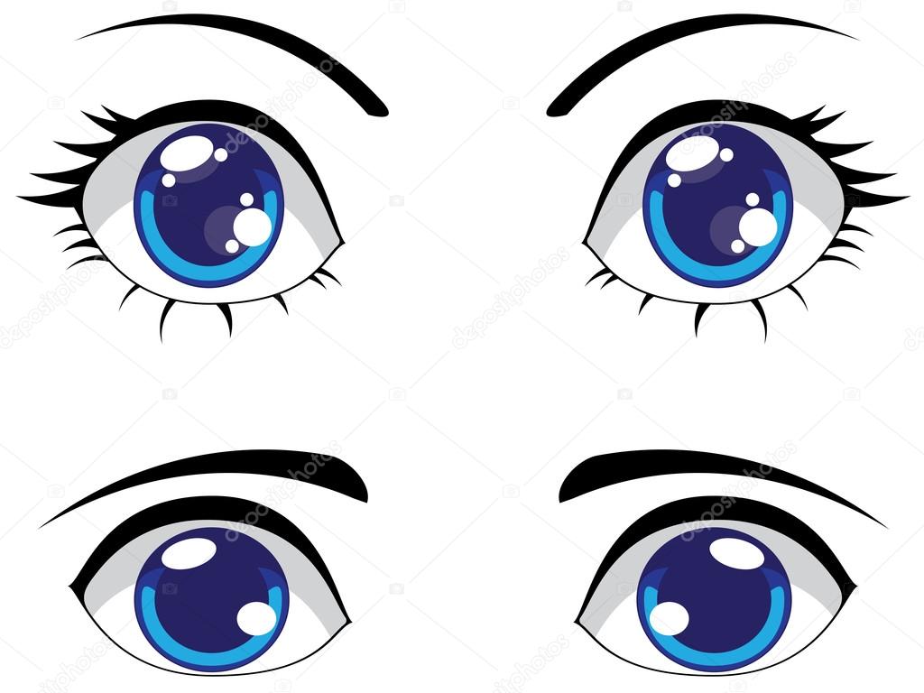 Olhos estilo Anime imagem vetorial de artshock© 33582865