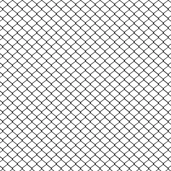 Metal Mesh Fence — Stock Vector