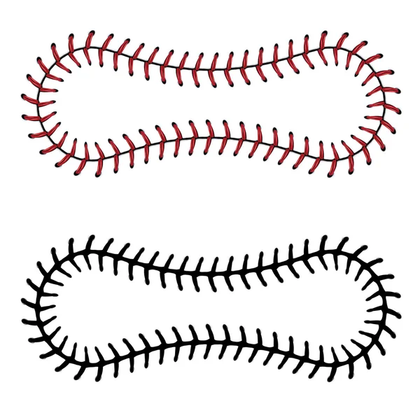 Baseball Lace Fundo — Vetor de Stock