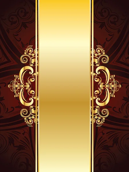 Red Decorative Background — Stock Vector