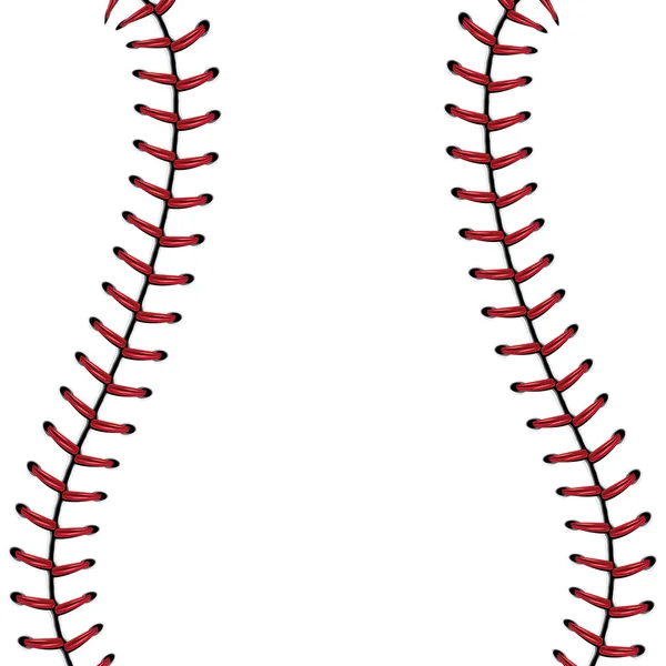 Baseball krajky pozadí — Stockový vektor