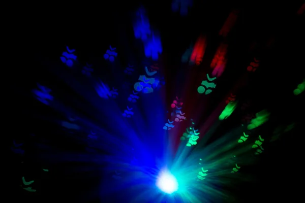 Soyut renkli bokeh ışık — Stok fotoğraf