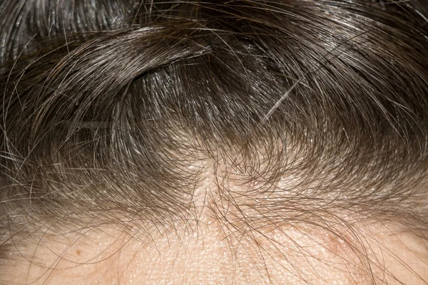 Fonott haj makró — Stock Fotó