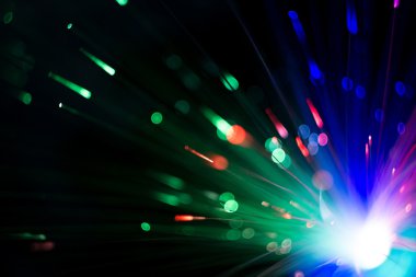 Renkli Bokeh ışık efekti