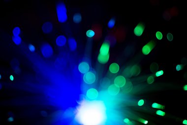 Renkli Bokeh ışık efekti