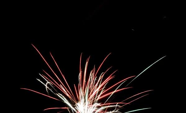 Fireworks on Dark Sky — Stock Photo, Image