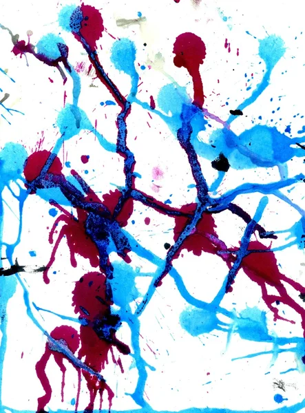 Colorful Paint Drips — Stock Photo, Image