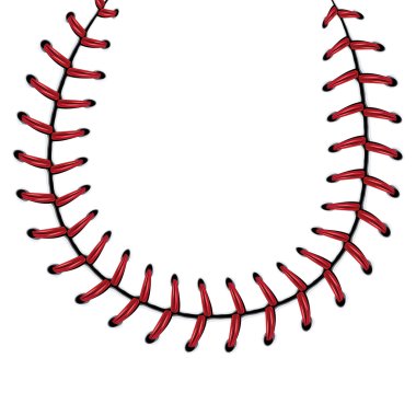Baseball Lace Background clipart