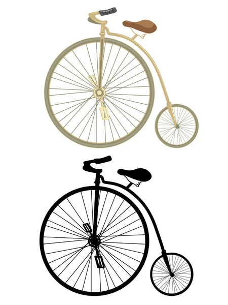 Bicicleta grande — Vector de stock