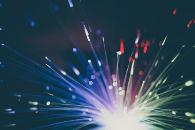 Filtre renkli Bokeh ışık efekti