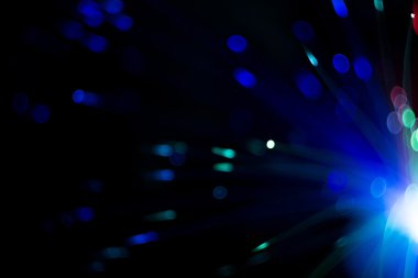 Renkli Bokeh ışık efekti