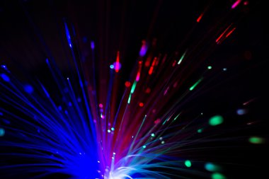 Renkli Bokeh ışık efekti