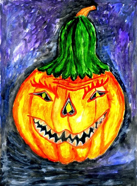 Halloween Pumpkin Art — Stock Photo, Image