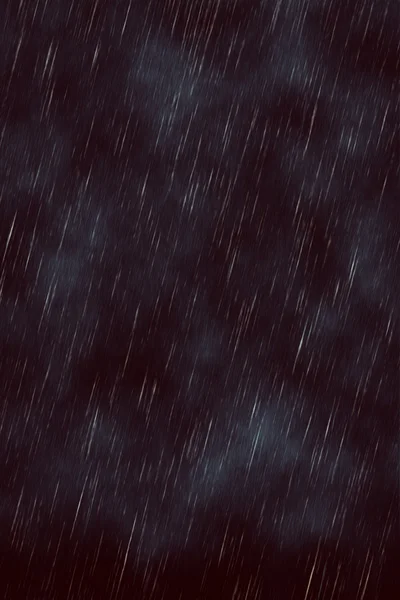Regen im Dunkeln — Stockfoto