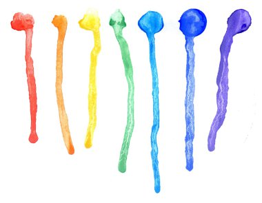 Gökkuşağı splatters