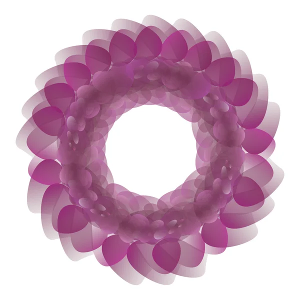 紫の髪飾り — ストックベクタ