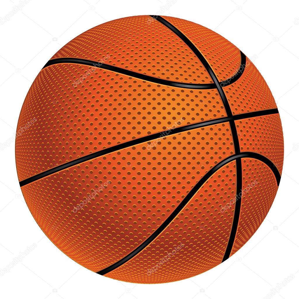 Balón de baloncesto imágenes de stock de arte vectorial | Depositphotos