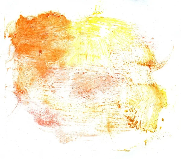 Gouache amarillo naranja — Foto de Stock